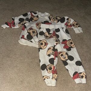 H&M Kids Matching Set - White and Black with Red Accents